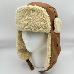 Swiss‎ Tech Performance Gear Trapper Hats One Size Brown Sherpa Ear Flap Winter